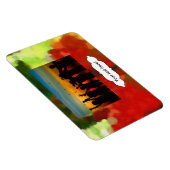 Rot-Grün-Malerei Magnet (Rechte Seite)