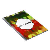 Rot-Grün-Malerei Notizblock (Rechte Seite)