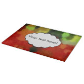 Rot-Grün-Malerei Schneidebrett (Ecke)