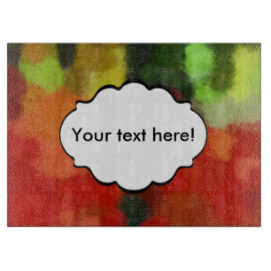 Rot-Grün-Malerei Schneidebrett