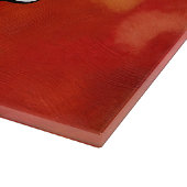 Rot-Grün-Malerei Schneidebrett (Ecke)