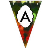 Rot-Grün-Malerei Wimpelkette (Dritte Fahne)