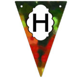 Rot-Grün-Malerei Wimpelkette (Zweite Fahne)