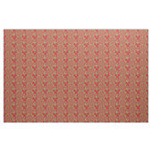 Rot Grün Muster Design Vektor nahtlos Gewebe Stoff (Yard (91,4 cm))