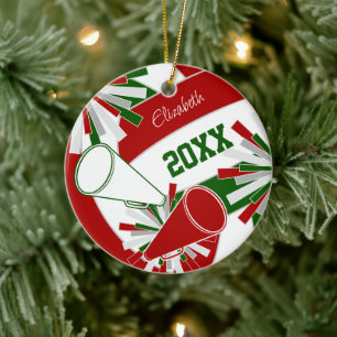 Rot grün oder ANY FARBEN Volleyballchef Keramik Ornament