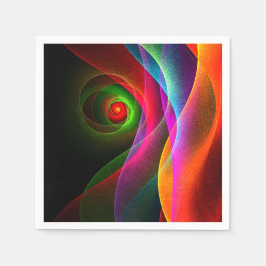 Rot Grün Orange Moderne Abstrakte Kunst Muster #22 Serviette (Vorderseite)