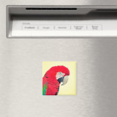 Rot-Grün-Papagei-Magnet Magnet (In Situ (Geschirrspüler))