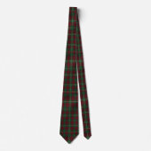 Rot Grün Tartan Kariert Krawatte (Vorderseite)