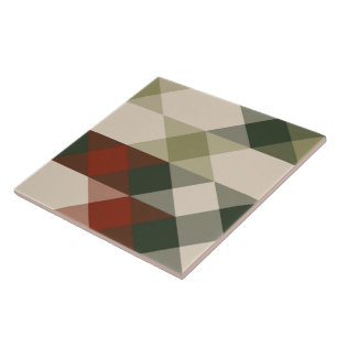 rot grün und beige geometrisch fliese