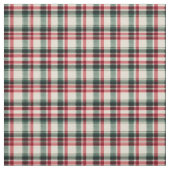 Rot, Grün und Beige Kariert Stoff (Muster)