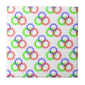 Rot, Grün und Blau Fliese (Vorderseite)