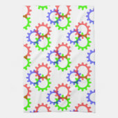 Rot, Grün und Blau Handtuch (Vertikal)