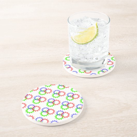 Rot, Grün und Blau Untersetzer (Seite)