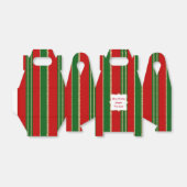 Rot, Grün und Gold Holiday Gable Gvor Geschenkboxe Geschenkschachtel (Ungefaltet)