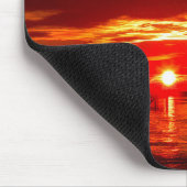 Rot-Grün- und KupferSunset Mousepad (Ecke)