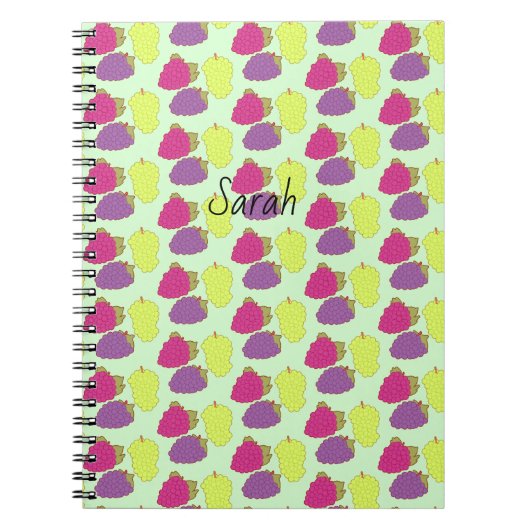 Rot, Grün und Lila Notizblock (Vorderseite)