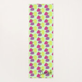 Rot, Grün und Lila Yogamatte (Rückseite)