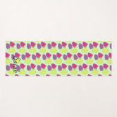 Rot, Grün und Lila Yogamatte (Vorderseite (Horizontal))