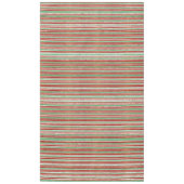 Rot, Grün und Weiß gestreiftes Muster Tischdecke (Vorderseite)