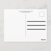 Rot, Grün und Weiß Postkarte (Rückseite)