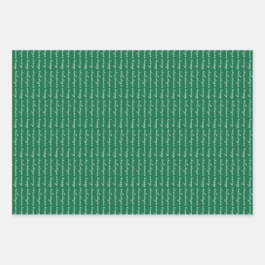 Rot-Grün-Urlaub Geschenkpapier Set (Vorderseite 2)