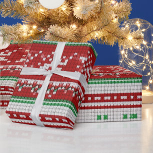 Rot, Grün, Weiß Ugulwein Weihnachtssüßer Geschenkpapier