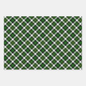 Rot-Grün-Weiß und Schwarz-Kariert Geschenkpapier Set (Vorderseite 2)