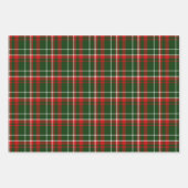 Rot-Grün-Weiß und Schwarz-Kariert Geschenkpapier Set (Vorderseite 2)