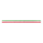 Rot-grün-weiße Bänder Satinband (Vorderseite)