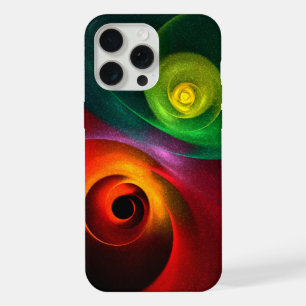 Rot Grün Yin Yang Modernes Abstrakte Kunst Muster iPhone 15 Pro Max Hülle