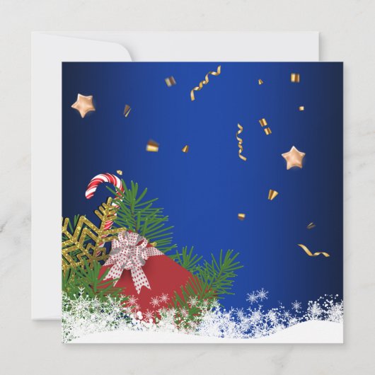 Rot-grüne Bauernstars Einladung (Rückseite)