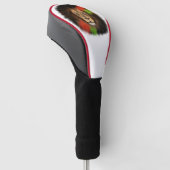 Rot-Grüne-Dschungelkatze Golf Headcover (angewinkelt)