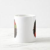 Rot-Grüne-Dschungelkatze Kaffeetasse (Mittel)