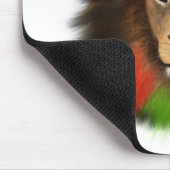 Rot-Grüne-Dschungelkatze Mousepad (Ecke)