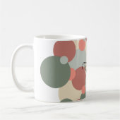 Rot-grüne Moleküle Kaffeetasse (Links)