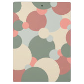 Rot-grüne Moleküle Zwischenablage Klemmbrett (Rückseite)