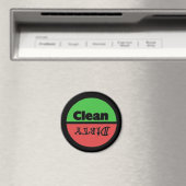 Rot/grüne, saubere Spülmaschine Magnet (In Situ (Geschirrspüler))