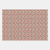 Rot-grüne und gelbe Sommervibes mit Wassermelone Geschenkpapier Set (Vorderseite 3)