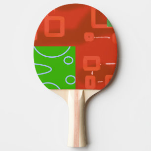 Rot Grüne Weihnachten Tischtennis Schläger