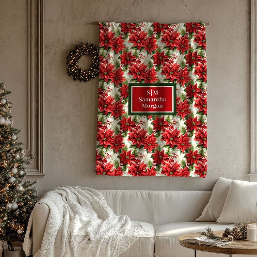 Rot-grüne Weihnachtsdecke Traditionelles Chic Gesc Fleecedecke