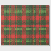 Rot-grüne Weihnachtspapier Geschenkpapier (Flach)