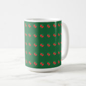 Rot Grüner Abstrakter Kaffeetasse (VorderseiteRechts)