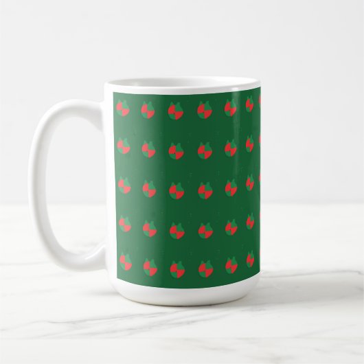 Rot Grüner Abstrakter Kaffeetasse (Links)