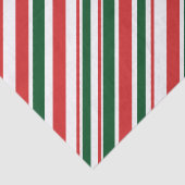 Rot-grüner Streifen Seidenpapier (Ausschnitt)