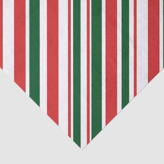 Rot-grüner Streifen Seidenpapier (Ausschnitt)