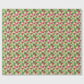 Rot-grünes Muster des WeihnachtsPatchworks Geschenkpapier (Flach)