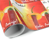 Rot, heiß, der Chili Geschenkpapier (Rolleneckpunkt)