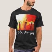 Rot, heiß, der Chili T-Shirt (Vorderseite)