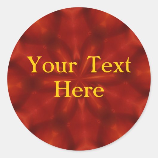 Rot-heiße Aufkleber (Vorderseite)