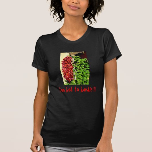 Rot - heiße Chili-Paprikaschoten T-Shirt (Vorderseite)